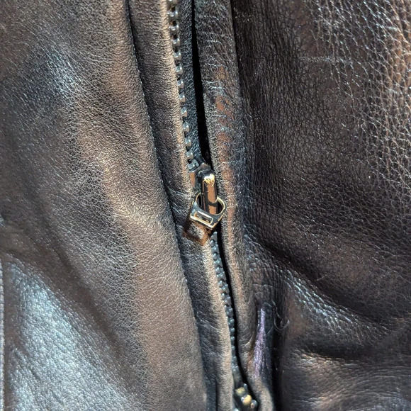 HARLEY DAVIDSON FXRG Leather Jacket Medium - Picture 8 of 13